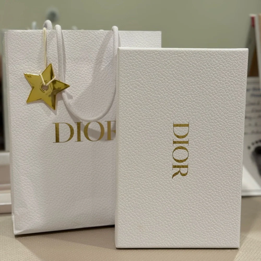Dior White large wallet